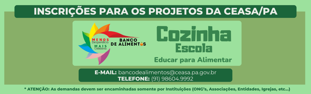 Inscrição para os projetos